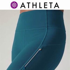 NWT SZM Rainier Unbrushed 7/8 Tight in Teal